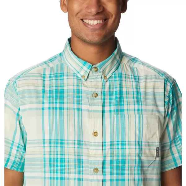 imageColumbia Mens Rapid Rivers Ii Short Sleeve ShirtIce Green Multi Plaid