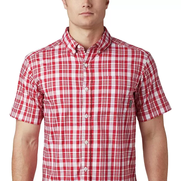 imageColumbia Mens Rapid Rivers Ii Short Sleeve ShirtMountain Red Medium Plaid