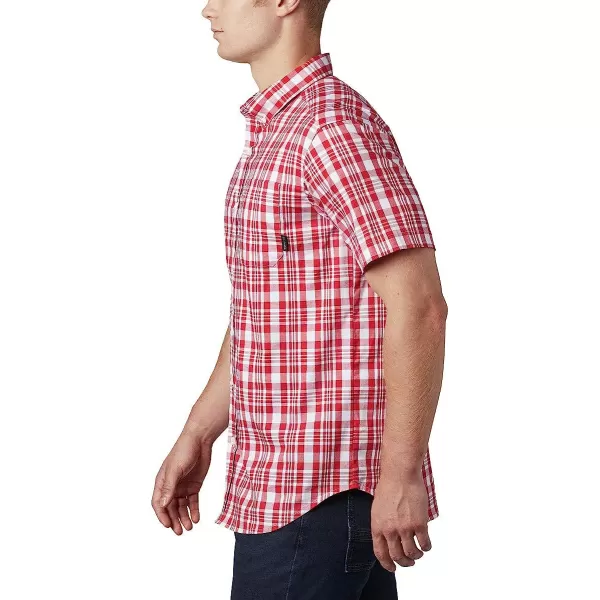 imageColumbia Mens Rapid Rivers Ii Short Sleeve ShirtMountain Red Medium Plaid