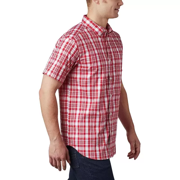 imageColumbia Mens Rapid Rivers Ii Short Sleeve ShirtMountain Red Medium Plaid