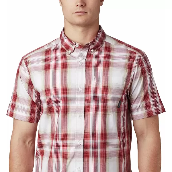 imageColumbia Mens Rapid Rivers Ii Short Sleeve ShirtRed Jasper Ombre Plaid