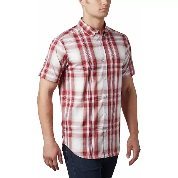 imageColumbia Mens Rapid Rivers Ii Short Sleeve ShirtRed Jasper Ombre Plaid