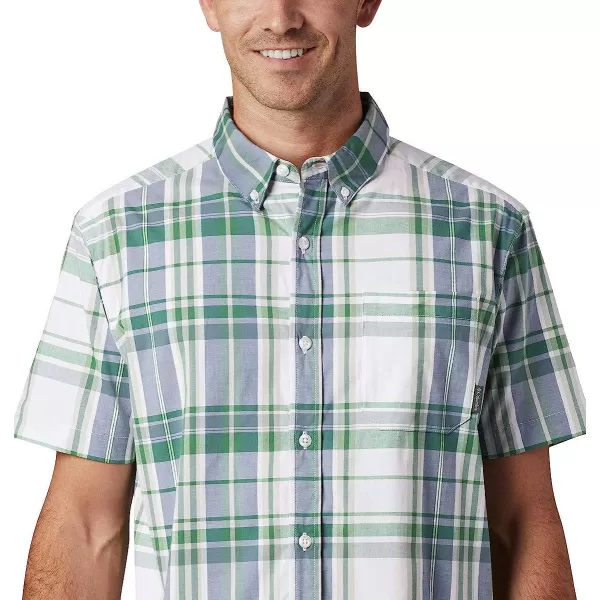 imageColumbia Mens Rapid Rivers Ii Short Sleeve ShirtTrue Green Large Plaid