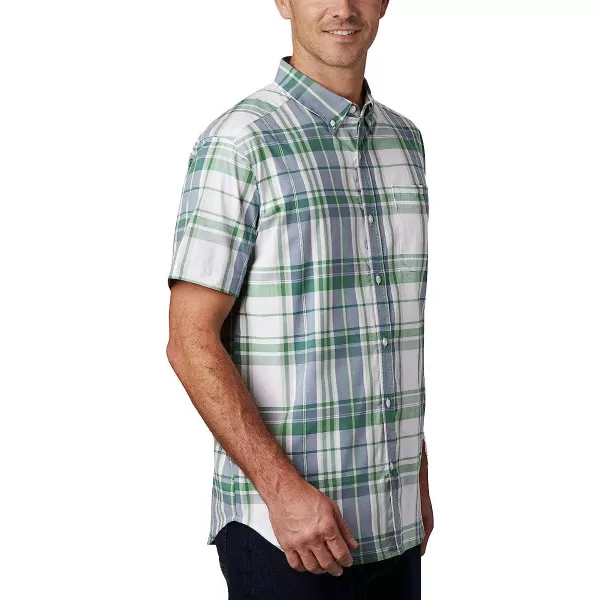 imageColumbia Mens Rapid Rivers Ii Short Sleeve ShirtTrue Green Large Plaid