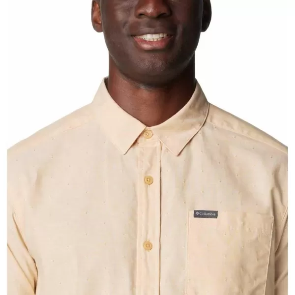 imageColumbia Mens Rapid Rivers Novelty Short SleeveLight Camel Spaced Diamond