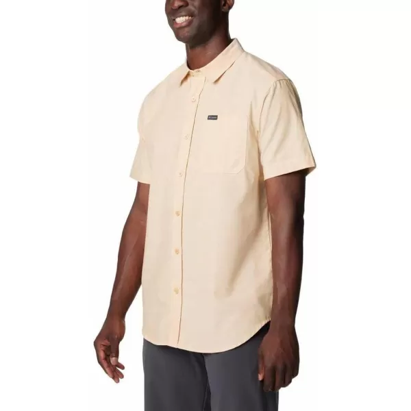 imageColumbia Mens Rapid Rivers Novelty Short SleeveLight Camel Spaced Diamond