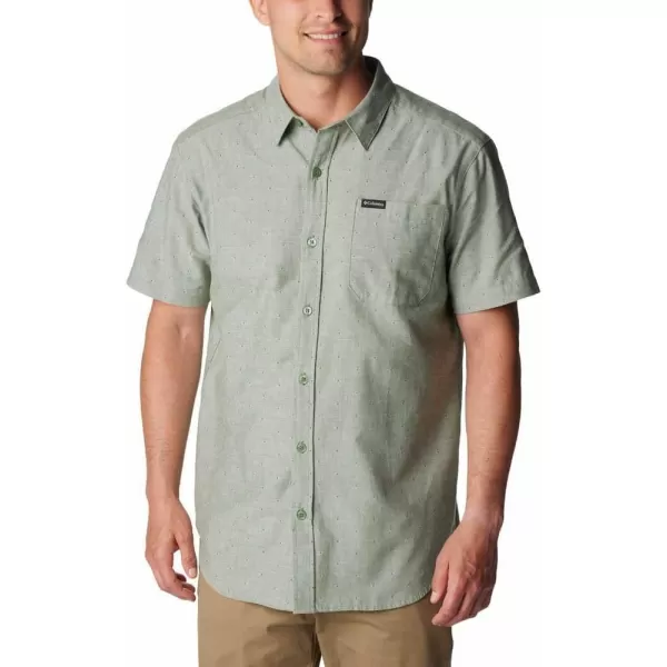 imageColumbia Mens Rapid Rivers Novelty Short SleeveLight Camel Spaced Diamond