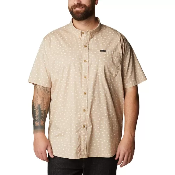 imageColumbia Mens Rapid Rivers Printed Short Sleeve ShirtAncient Fossil Camp Icon