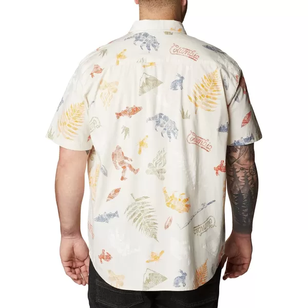 imageColumbia Mens Rapid Rivers Printed Short Sleeve ShirtChalk Wanderlandia