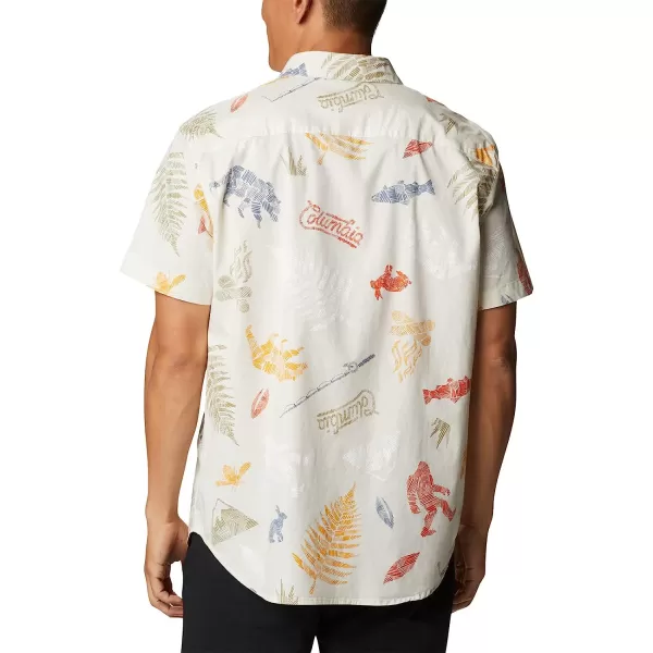 imageColumbia Mens Rapid Rivers Printed Short Sleeve ShirtChalk Wanderlandia