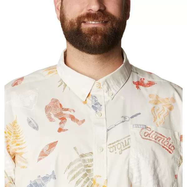 imageColumbia Mens Rapid Rivers Printed Short Sleeve ShirtChalk Wanderlandia