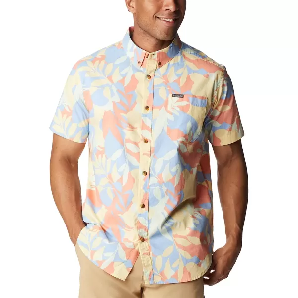 imageColumbia Mens Rapid Rivers Printed Short Sleeve ShirtCornstalk Floriated