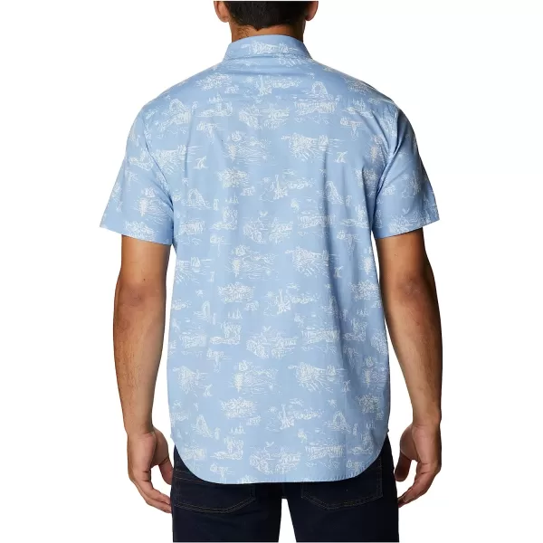 imageColumbia Mens Rapid Rivers Printed Short Sleeve ShirtJet Stream Park Trip