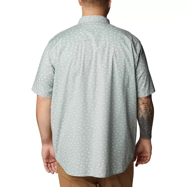 imageColumbia Mens Rapid Rivers Printed Short Sleeve ShirtMetal Camp Icon