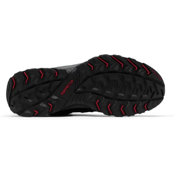 imageColumbia Mens Redmond Iii Mid Waterproof Hiking Shoe2024 BlackMountain Red