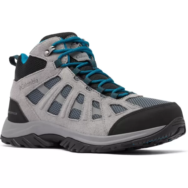 imageColumbia Mens Redmond Iii Mid Waterproof Hiking ShoeGraphiteBlack