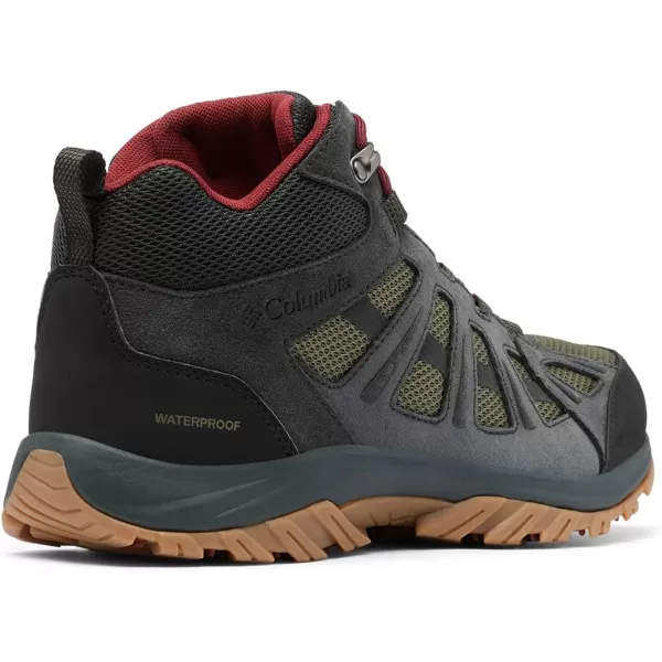 imageColumbia Mens Redmond Iii Mid Waterproof Hiking ShoeNoriRed Jasper