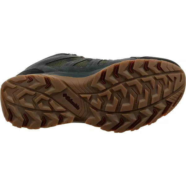 imageColumbia Mens Redmond Iii Mid Waterproof Hiking ShoeNoriRed Jasper