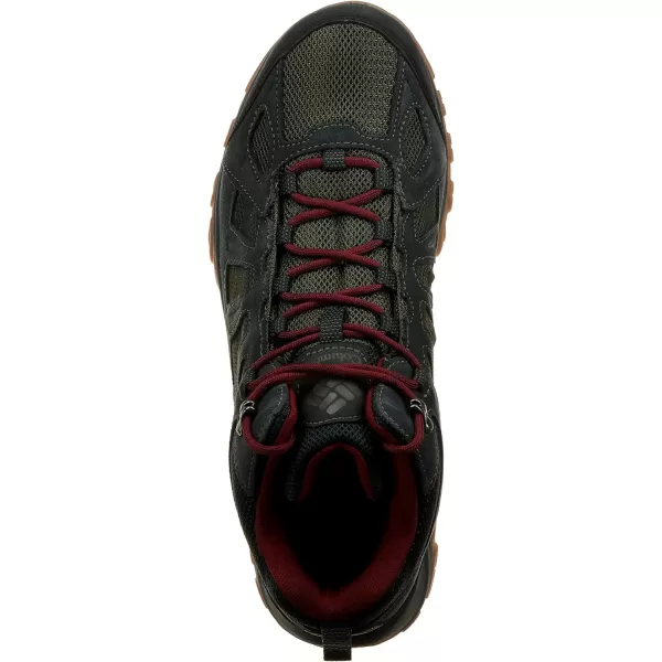 imageColumbia Mens Redmond Iii Mid Waterproof Hiking ShoeNoriRed Jasper