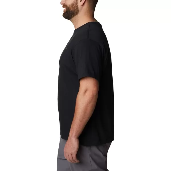 imageColumbia Mens Rockaway River Back Graphic Short Sleeve TeeBlackHex Natured Graphic