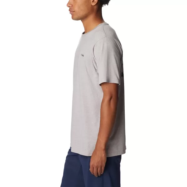 imageColumbia Mens Rockaway River Back Graphic Short Sleeve TeeColumbia Grey HeatherHex Natured Graphic