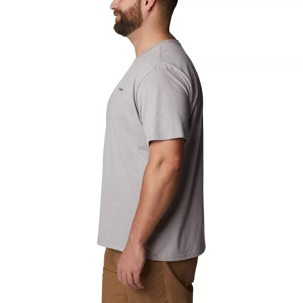 imageColumbia Mens Rockaway River Back Graphic Short Sleeve TeeColumbia Grey HeatherHex Natured Graphic