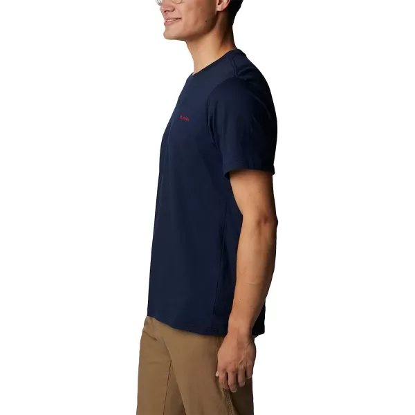 imageColumbia Mens Rockaway River Country Short Sleeve TeeCollegiate NavyFun With Flags Graphic