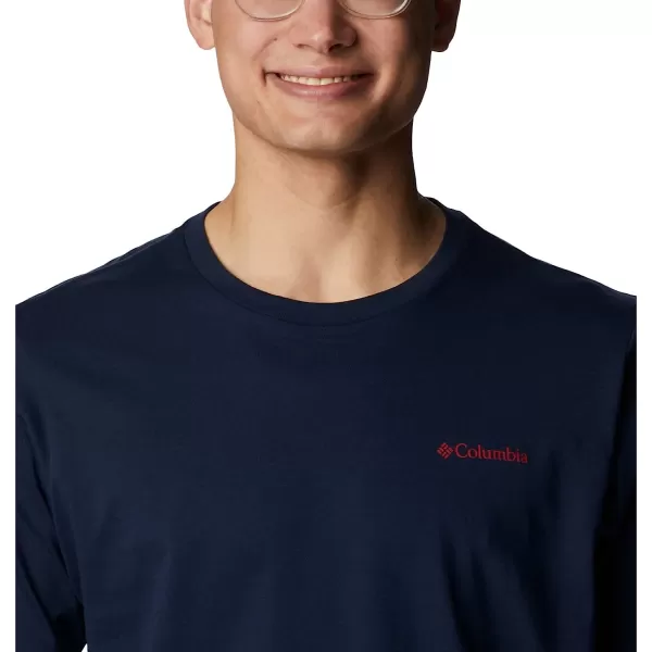 imageColumbia Mens Rockaway River Country Short Sleeve TeeCollegiate NavyFun With Flags Graphic
