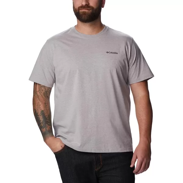 imageColumbia Mens Rockaway River Country Short Sleeve TeeColumbia Grey HeatherTreestriped Flag Grx