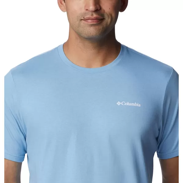 imageColumbia Mens Rockaway River Country Short Sleeve TeeJet StreamTreestriped Flag Graphic