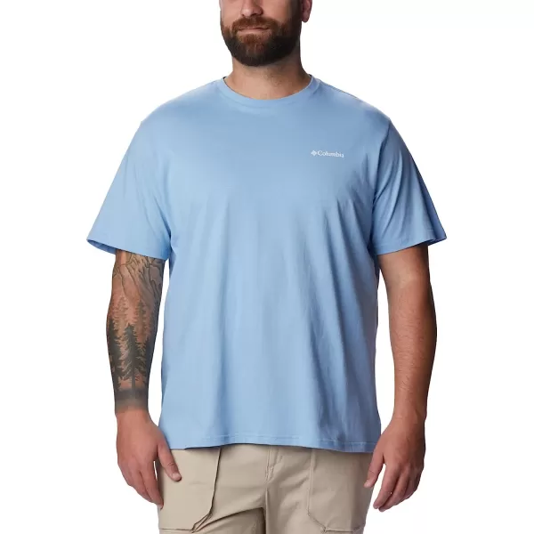 imageColumbia Mens Rockaway River Country Short Sleeve TeeJet StreamTreestriped Flag Graphic