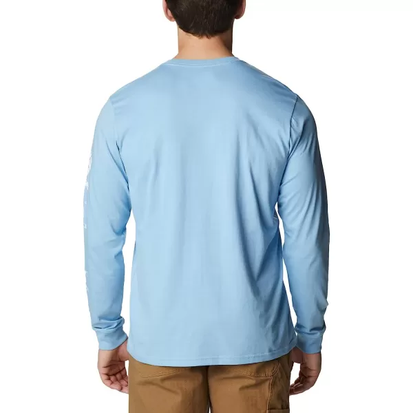 imageColumbia Mens Rockaway River Graphic Long Sleeve TeeJet StreamCsc Stars Stripes Graphic