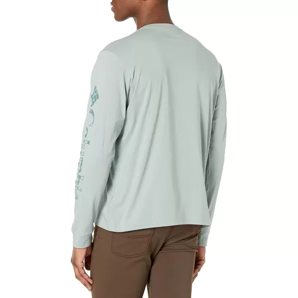 imageColumbia Mens Rockaway River Graphic Long Sleeve TeeNiagaraCsc Stars Stripes Graphic