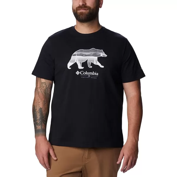 imageColumbia Mens Rockaway River Outdoor Short SleeveBlackScenic Stroll Graphic