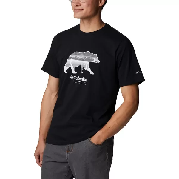 imageColumbia Mens Rockaway River Outdoor Short SleeveBlackScenic Stroll Graphic