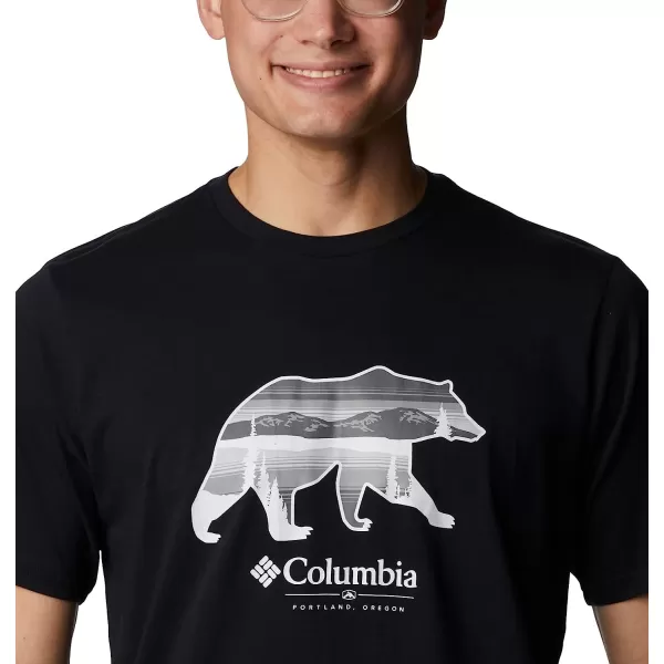 imageColumbia Mens Rockaway River Outdoor Short SleeveBlackScenic Stroll Graphic