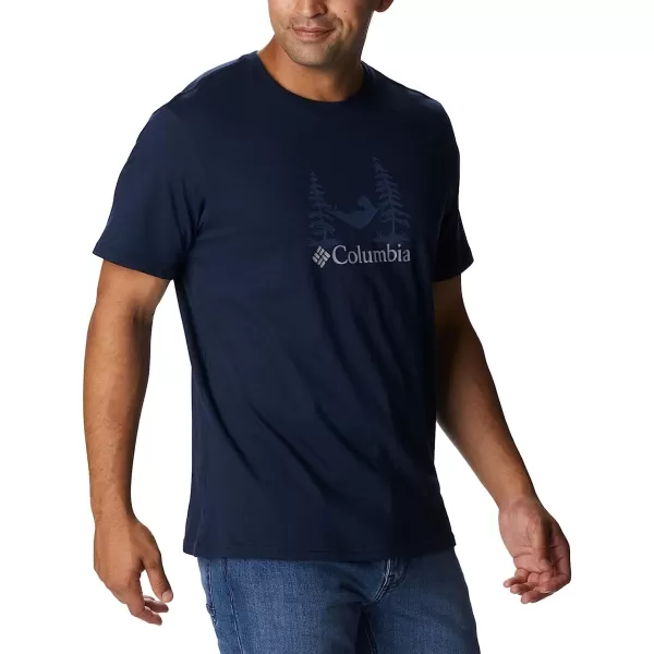imageColumbia Mens Rockaway River Outdoor Short SleeveCollegiate NavySnoozin Graphic