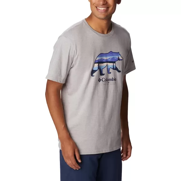 imageColumbia Mens Rockaway River Outdoor Short SleeveColumbia Grey HeatherScenic Stroll Grx