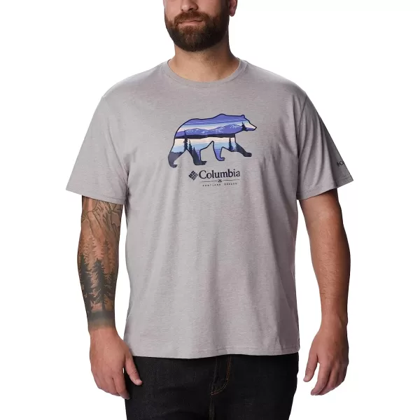 imageColumbia Mens Rockaway River Outdoor Short SleeveColumbia Grey HeatherScenic Stroll Grx