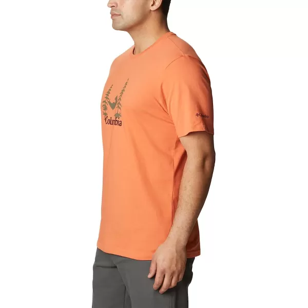 imageColumbia Mens Rockaway River Outdoor Short SleeveDesert OrangeSnoozin Graphic