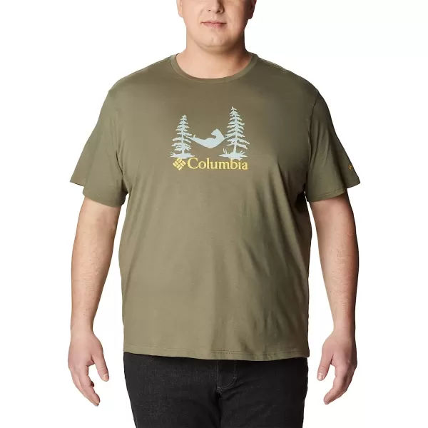 imageColumbia Mens Rockaway River Outdoor Short SleeveStone GreenSnoozin Graphic