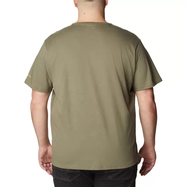 imageColumbia Mens Rockaway River Outdoor Short SleeveStone GreenSnoozin Graphic