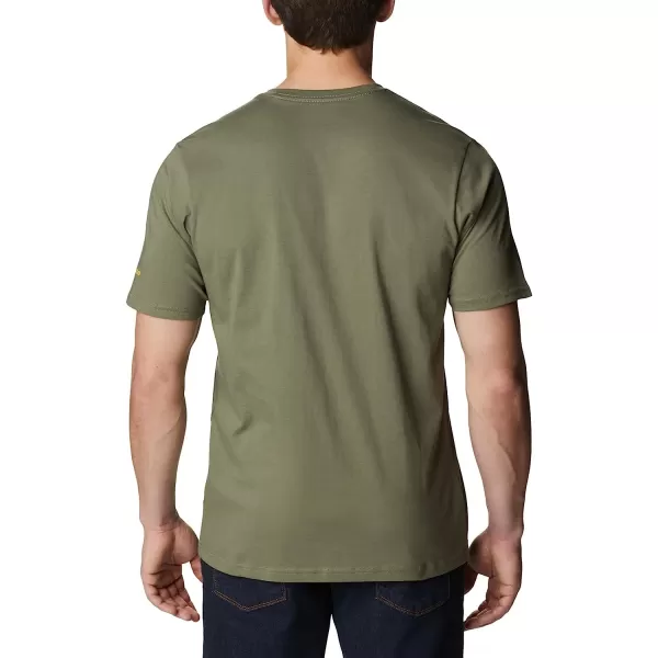 imageColumbia Mens Rockaway River Outdoor Short SleeveStone GreenSnoozin Graphic