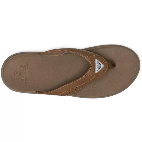 imageColumbia Mens Rostra Beachcomber Leather Sport SandalDark TruffleWet Sand