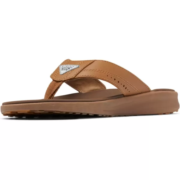 imageColumbia Mens Rostra Beachcomber Leather Sport SandalElkDark Truffle