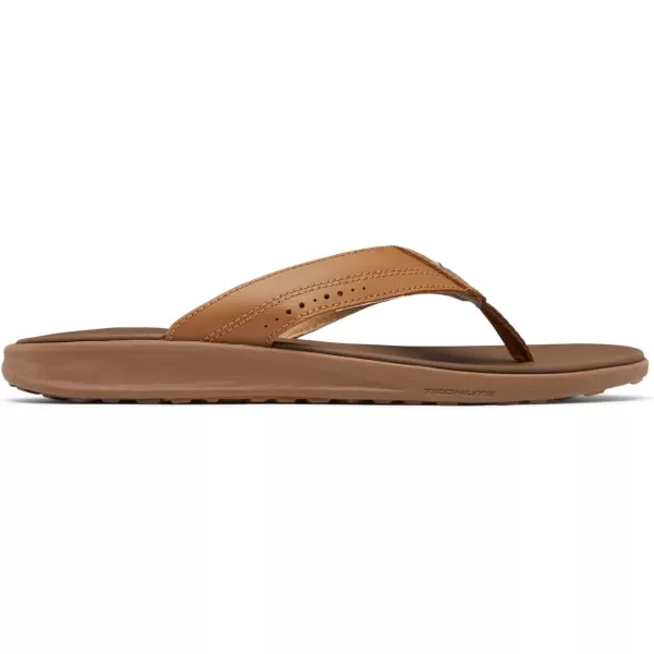 imageColumbia Mens Rostra Beachcomber Leather Sport SandalElkDark Truffle