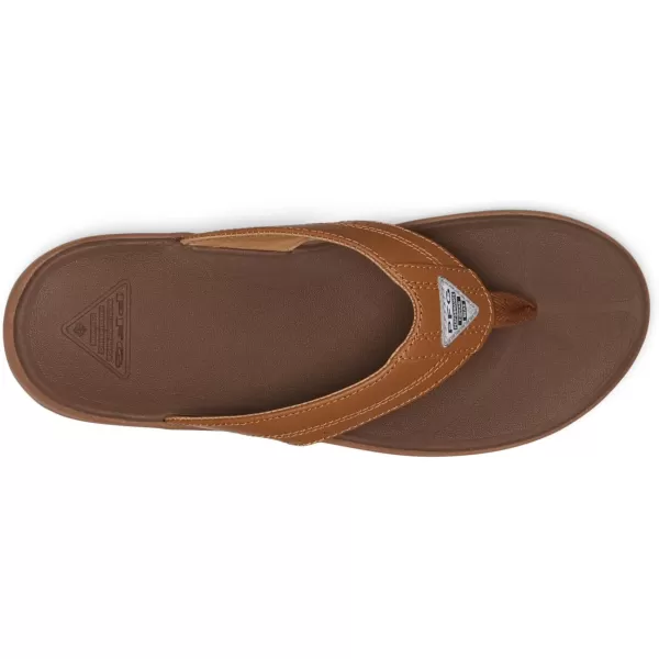 imageColumbia Mens Rostra Beachcomber Leather Sport SandalElkDark Truffle