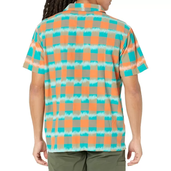 imageColumbia Mens Scenic Ridge Short SleeveDesert Orange Ikat