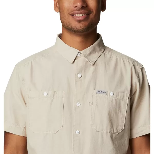 imageColumbia Mens Scenic Ridge Woven Short SleeveAncient Fossil Chambray