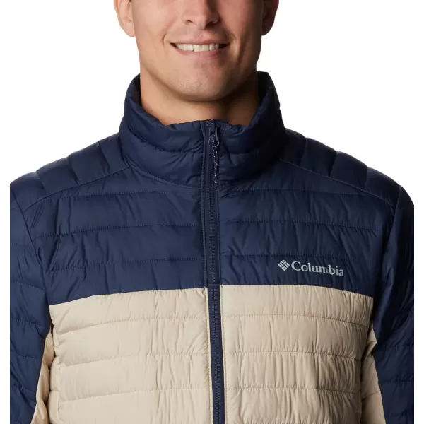 imageColumbia Mens Silver Falls JacketAncient FossilCollegiate Navy